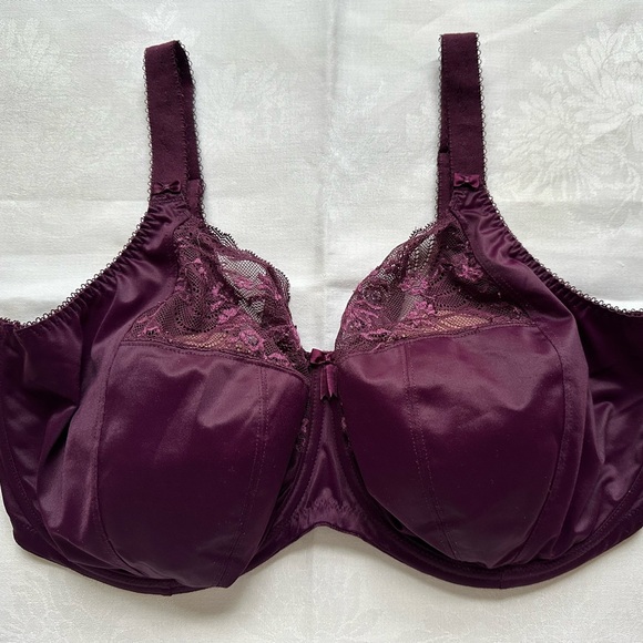 Elomi Deep Purple Lace Bra - Picture 6 of 8